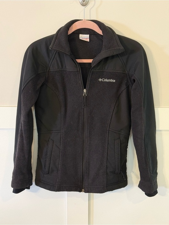 Columbia Jackets & Blazers - Columbia Black Fleece Jacket XS Full Zip Lightweight Outdoor Coat